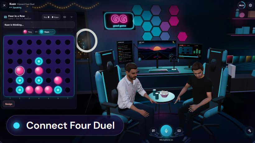 Connect Four Duel against an AI character