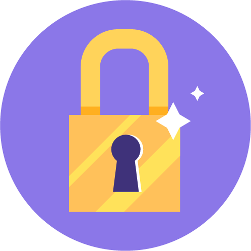 Security lock icon